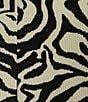 Color:Black/White - Image 4 - Animal Print Shawl Neck Long Sleeve Cardigan