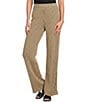 Calessa Coordinating Textured Knit Stripe Wide Leg Pull-On Ankle Pants - Image 1