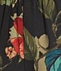 Calessa Coordinating Woven Floral Wide Leg Ankle Pants - Image 4