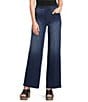 Calessa Demin Wide Leg Pull-On Pants - Image 1