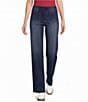 Calessa Denim Wide Leg Ankle Pants - Image 1