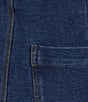 Calessa Denim Wide Leg Cropped Pull-On Pants - Image 4