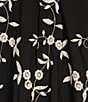 Color:Black/White - Image 4 - Duster Embroidered Knit Banded Collar Comfort Fit Tunic
