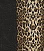 Calessa Embroidered Patchwork Animal Print Split V-Neck 3/4 Sleeve Tunic - Image 4