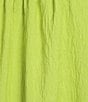 Calessa Embroidered Split V-Neck Ruffle Cap Sleeve Tunic - Image 4
