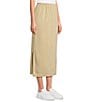 Calessa Knit Modal A-Line Midi Skirt - Image 3