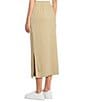 Calessa Knit Modal A-Line Midi Skirt - Image 4