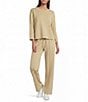 Calessa Coordinating Knit Modal Pull-On Pants - Image 3