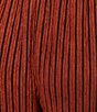 Calessa Knit Stripe Wide Leg Pull-On Pants - Image 4