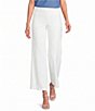 Calessa Petite Size Wide Leg Cropped Pull-On Pants - Image 1