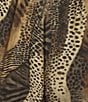 Calessa Plus Size Animal Print Coordinating Harem Ankle Pants - Image 4