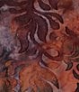 Calessa Plus Size Burnout Jacquard Tie Dye Knit Crew Neck 3/4 Sleeve Top - Image 4