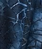 Calessa Plus Size Burnout Knit Open-Front Cardigan, Color:Blue Multi - Image 4