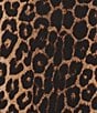 Calessa Plus Size Coordinating Leopard Round Neck Elbow Sleeve Top - Image 4