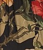 Calessa Plus Size Coordinating Woven Floral Wide Leg Cropped Pants - Image 5