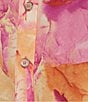 Calessa Plus Size Desert Floral Print Point Collar Long Sleeve Button Front Shirt, Color:Pink Multi - Image 6