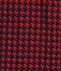 Calessa Plus Size Jacquard Knit Check Cowl Neck Long Roll-Tab Sleeve Top - Image 4
