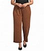 Calessa Plus Size Jacquard Knit Wide Leg Pull-On Coordinating Pants - Image 1