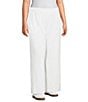 Calessa Plus Size Knit Modal Pull-On Pants - Image 1