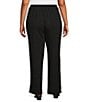 Calessa Plus Size Knit Straight Leg Pull-On Pants - Image 2