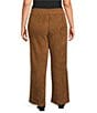Calessa Plus Size Knit Stripe Comfort Coordinating Pull-On Pants - Image 2