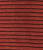 Calessa Plus Size Knit Stripe Quarter Zip Funnel Neck 3/4 Roll-Tab Sleeve Coordinating Tunic - Image 4