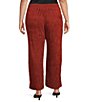 Calessa Plus Size Knit Stripe Wide Leg Pull-On Coordinating Pants - Image 2