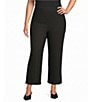 Calessa Plus Size Knit Wide Leg Pull-On Pants - Image 1