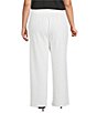 Calessa Plus Size Textured Knit Pull-On Wide Leg Pants - Image 2