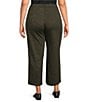 Calessa Plus Size Textured Knit Straight Leg Pull-On Pants - Image 2