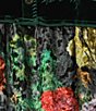 Calessa Plus Size Velvet Floral Embroidered V-Neck Long Sleeve Partial Button Front Tunic - Image 4