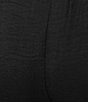 Calessa Plus Size Wide Leg Embroidered Border Hem Pull-On Cropped Pants - Image 4