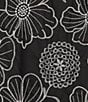 Calessa Plus Size Woven Embroidered Split Neck Band Elbow Puff Sleeve Tunic - Image 4