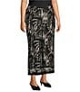Calessa Plus Size Woven Geometric Print Coordinating Wide Leg Pull-On Pants - Image 3