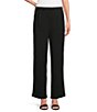 Calessa Ponte Knit Wide Leg Crop Pants - Image 1