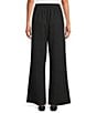 Calessa Textured Knit Wide Leg Pull-On Ankle Pants - Image 2