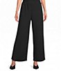 Calessa Velvet Wide Leg Pull-On Pants - Image 1