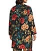 Calessa Plus Size Woven Floral Print Collar Long Sleeve Button Front Coordinating Tunic - Image 4