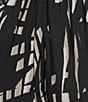 Calessa Woven Geometric Print Coordinating Wide Leg Pull-On Pants - Image 4