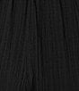 Calessa Woven Wide Leg Embroidered Hem Pull-On Pants - Image 4