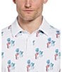 Callaway Big & Tall 19th Hole Performance Stretch Short Sleeve Polo Shirt, Color:Bright White - Image 3