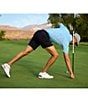 Callaway Big & Tall Allover Birdie Print Short Sleeve Polo Shirt, Color:Arctic Paradise - Image 2