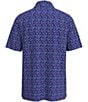 Callaway Big & Tall Cocktail Print Short Sleeve Polo Shirt, Color:Limoges - Image 2