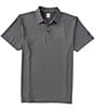Callaway Big & Tall Fine Line Stripe Stretch Short Sleeve Polo Shirt, Color:Caviar - Image 5