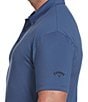 Color:Peacoat - Image 3 - Big & Tall Fine Line Stripe Stretch Short Sleeve Polo Shirt