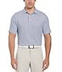 Callaway Big & Tall Gradient Chevron Printed Short Sleeve Golf Polo Shirt, Color:Peacoat - Image 1