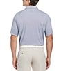 Callaway Big & Tall Gradient Chevron Printed Short Sleeve Golf Polo Shirt, Color:Peacoat - Image 2