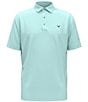 Color:Limpet Shell - Image 1 - Big & Tall Pro Spin Fineline Print Short Sleeve Polo Shirt