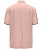 Color:Peach - Image 2 - Big & Tall Pro Spin Fineline Print Short Sleeve Polo Shirt