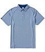 Callaway Big & Tall Trademark Printed Short Sleeve Golf Polo Shirt, Color:Limoges - Image 1
